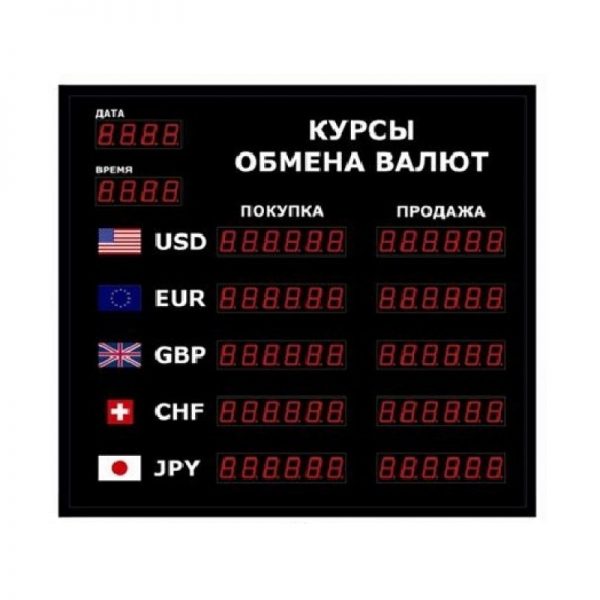 Купить офисное табло котировок валют DoCash R1 602-05 DT-CR по низкой цене с доставкой по Москве и области. Технические характеристики и отзывы покупателей.
