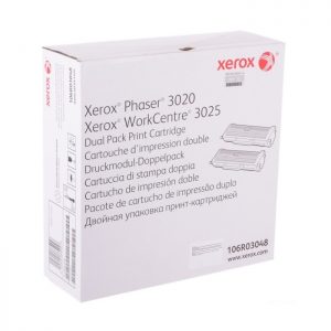 Двойная упаковка тонер-картриджей для Phaser 3020 и для других принтеров марки Xerox
